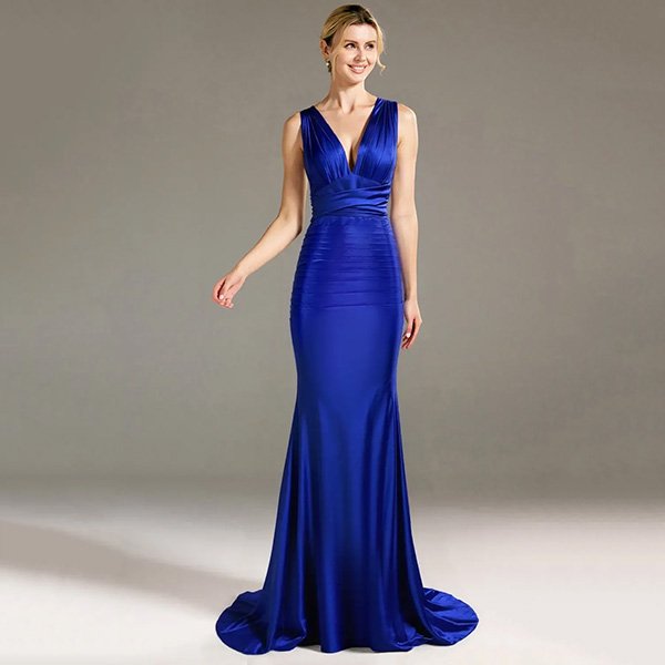 AW Daniella Dress | Sapphire Mermaid Gown