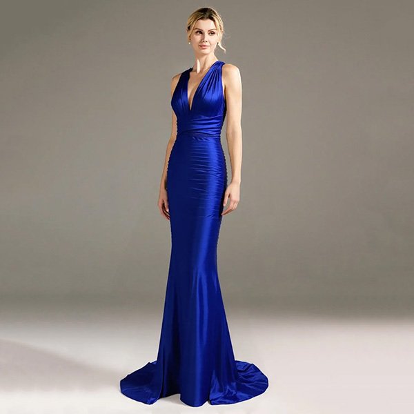 AW Daniella Dress | Sapphire Mermaid Gown