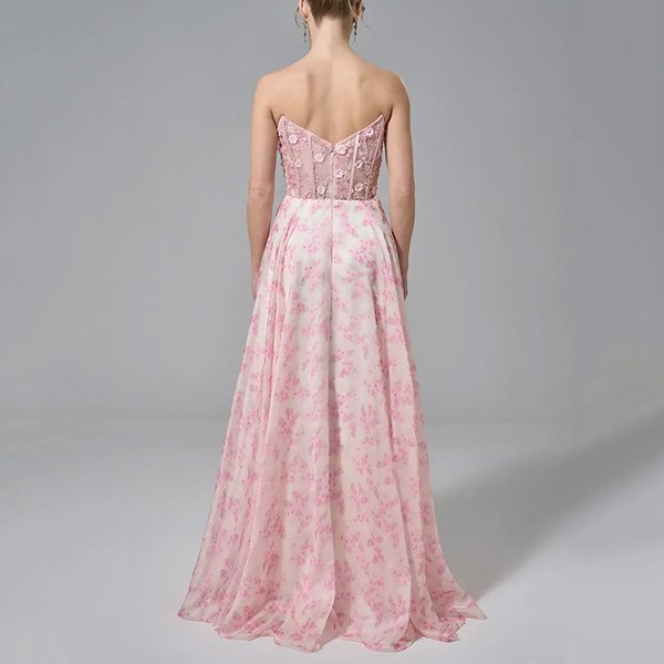 AW Yolande Gown | Strapless A-Line - Image 3