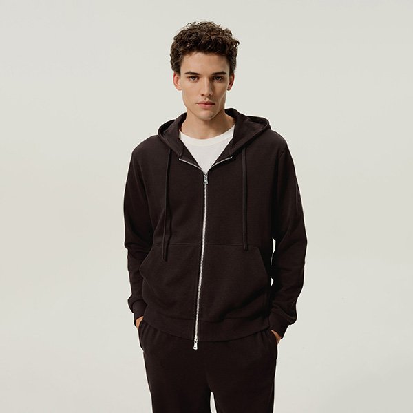 LILYSILK Premium Hoodie Espresso