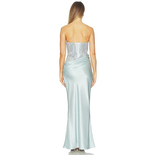 Strapless Gown - Alexandra Rhinestone