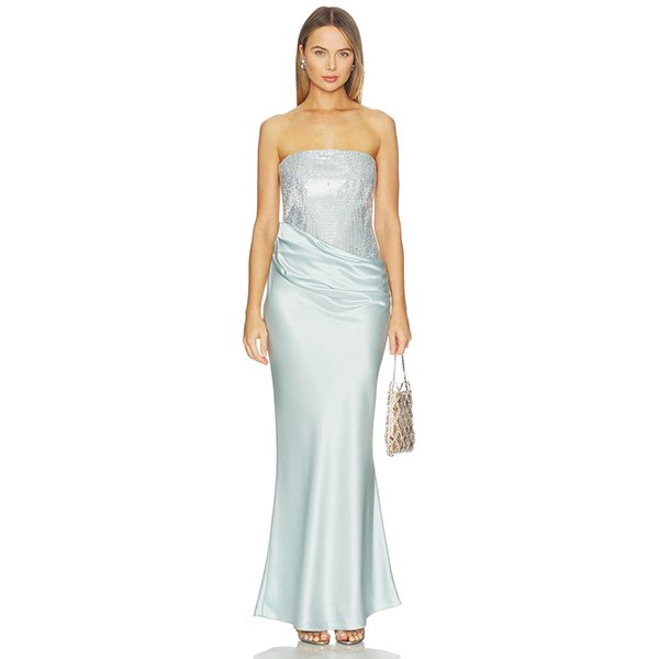 Strapless Gown - Alexandra Rhinestone