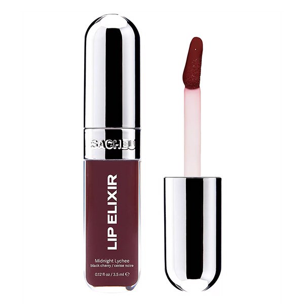 Lip gloss Sacheu Lip Glaze Elixir 3-in-1 with high-shine finish