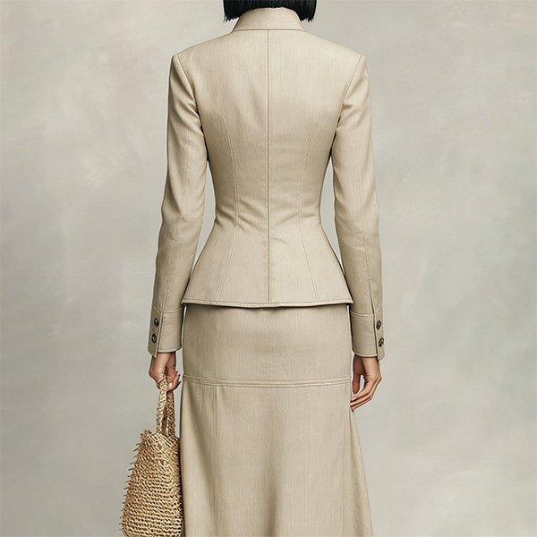 Urban Shirt Collar Jacket Button Front