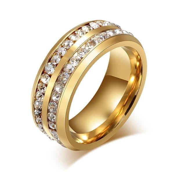Eternity Band - Titanium Steel Gold | Italo