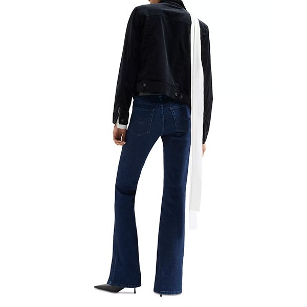 Flare Jeans 7 For All Mankind Classical back view with five-pocket styling and flared leg opening