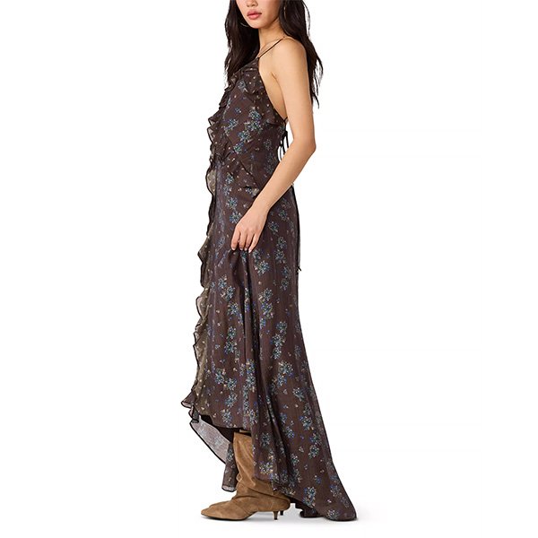Maxi Dress - Roselyn Printed Ruffle | Steve Madden