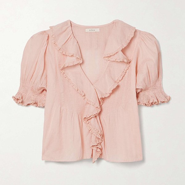 Ruffled Blouse - Henri Organic Cotton | DÔEN