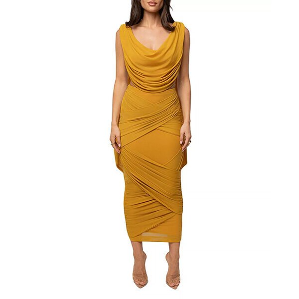 Skirt Set - Divine Drape Mesh | JLUXLABEL
