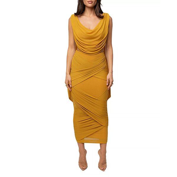 Skirt Set - Divine Drape Mesh | JLUXLABEL