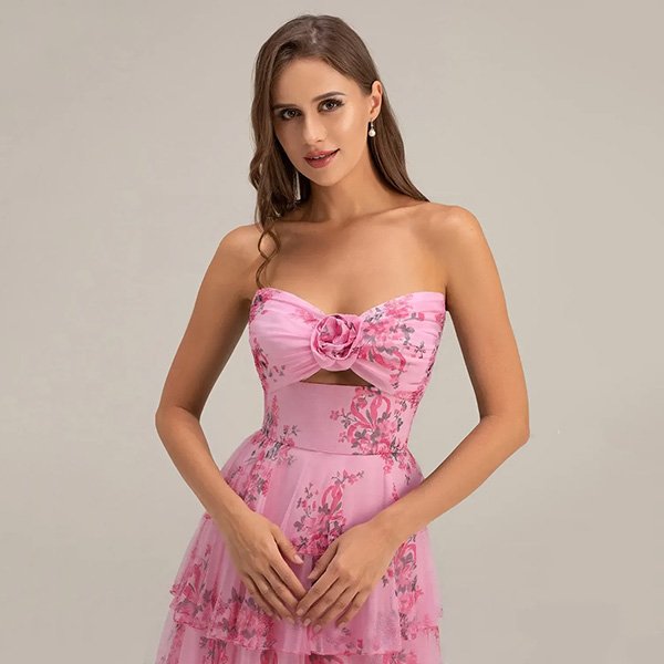 Tiered Dress - Giovanna Floral Tulle | AW