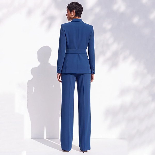 Women Suits - Berlin Blue Peak Lapel | Zapaka