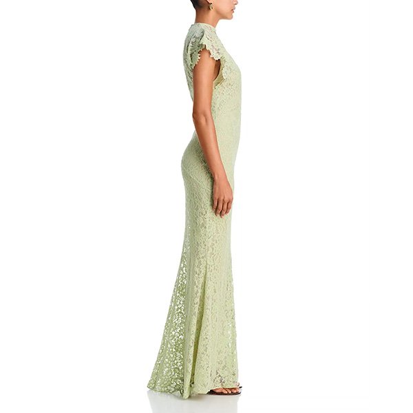 De La Vali Laia Maxi | Mint Green Lace