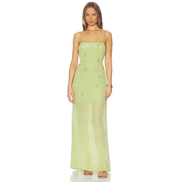 L'Academie Brynn Gown Pale Green Beaded (1) L'Academie Brynn Gown | Pale Green Beaded
