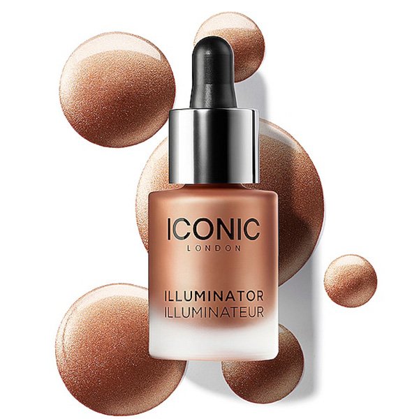 Liquid Highlighter ICONIC London all four shades - Original, Shine, Blush, Glow