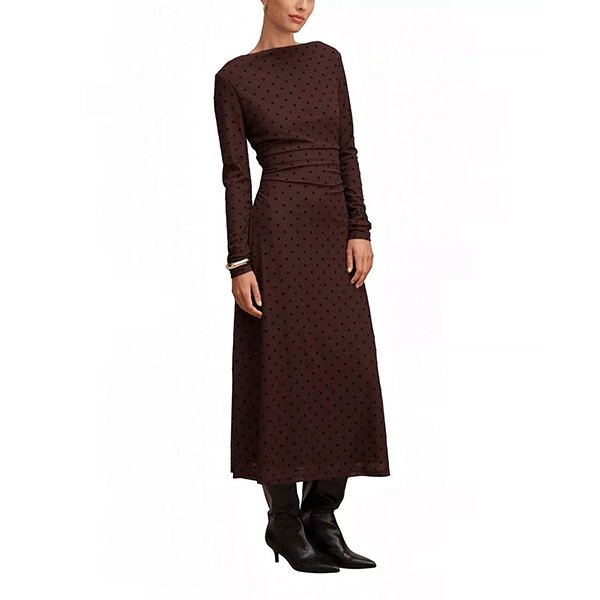 Bonnie Dress - Polka Dot Mesh Midi | Ever New