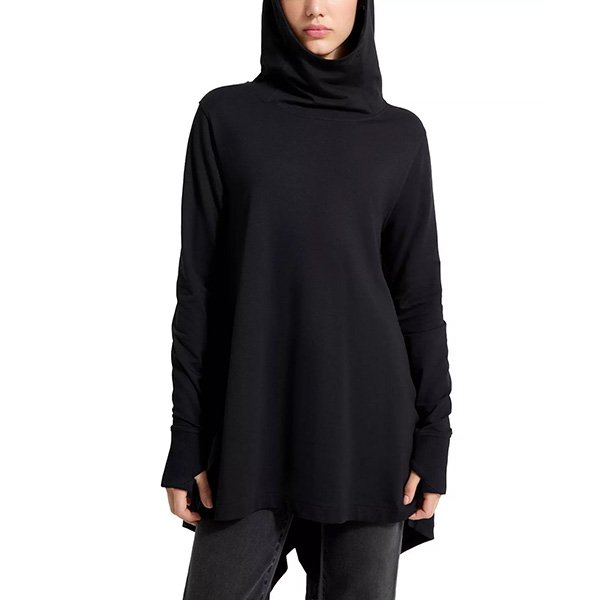 Daria Tunic - Hooded Black | Marcella
