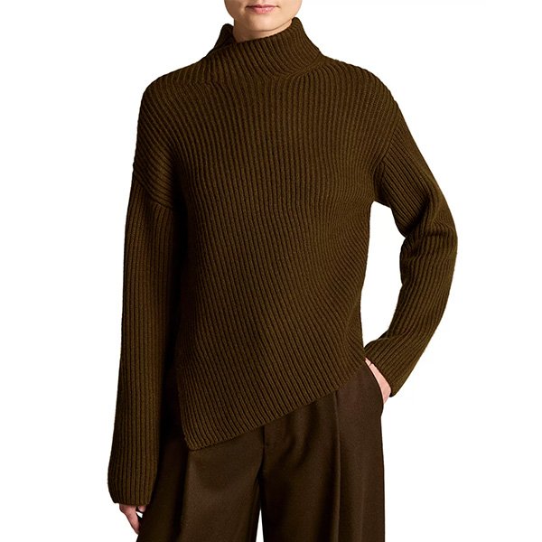 Draped Sweater - Ribbed Shawl | Vince