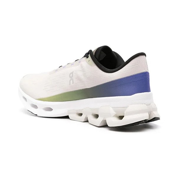 Running Shoes On Running Cloudspark Ice Grove rear view showing CloudTec pods and Swiss Engineering badge