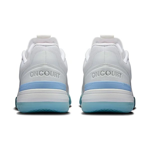 Tennis Shoes On Roger Advantage Pro White back view showing ONCOURT branding