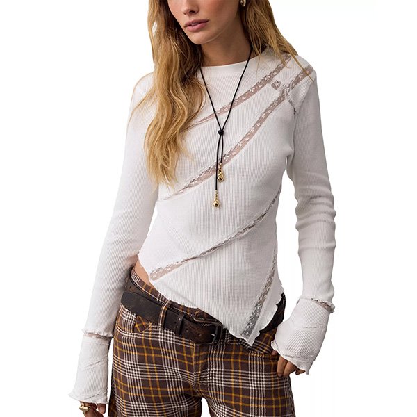 Waffle Top - Piece By Piece Lace | Free People