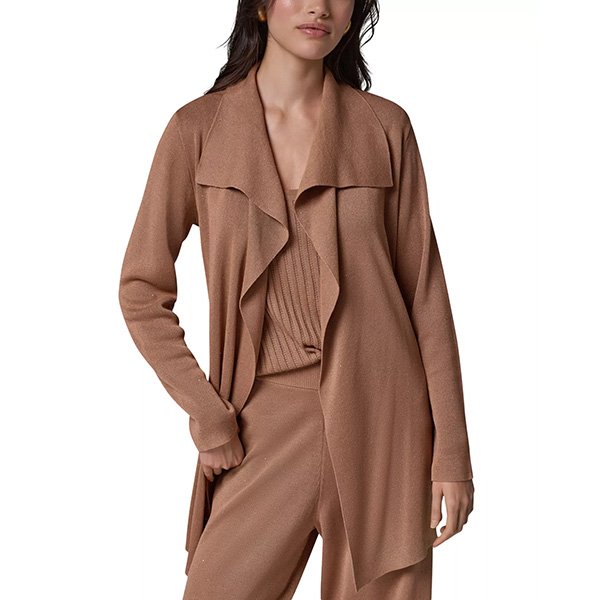 Waterfall Cardigan - Long Sleeve Wrap | Donna Karan