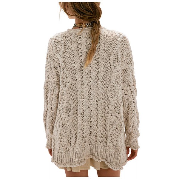 Chunky Cardigan - Opal Textured Knit | Free People