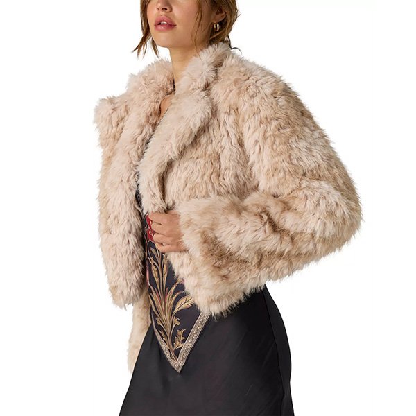 Cropped Faux Fur Coat - Supernova Ivory | Free People