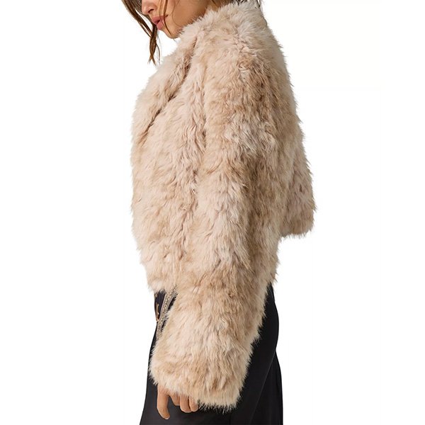 Cropped Faux Fur Coat - Supernova Ivory | Free People