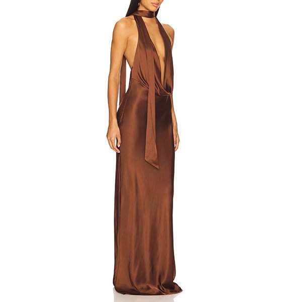 Halterneck Maxi Gown