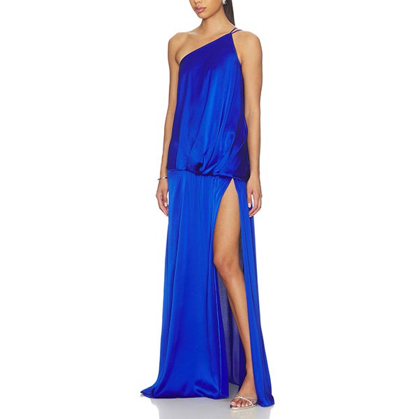 One Shoulder Maxi Gown