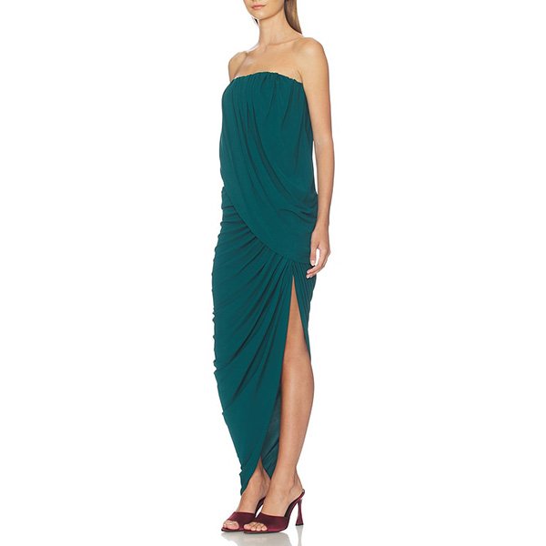 NBD Asha Deep Teal Maxi Gown