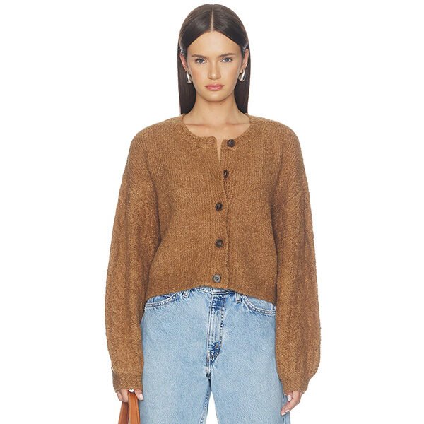 Cropped Cardigan - Thistle Knit