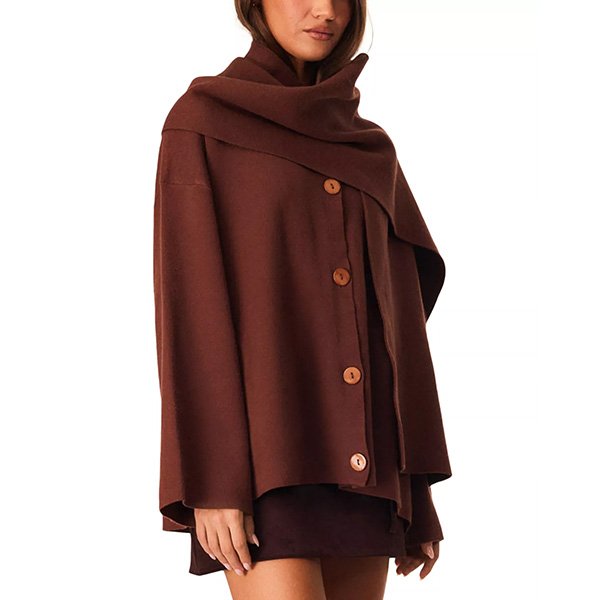 Poncho Sweater - Clare Wrap | SNDYS